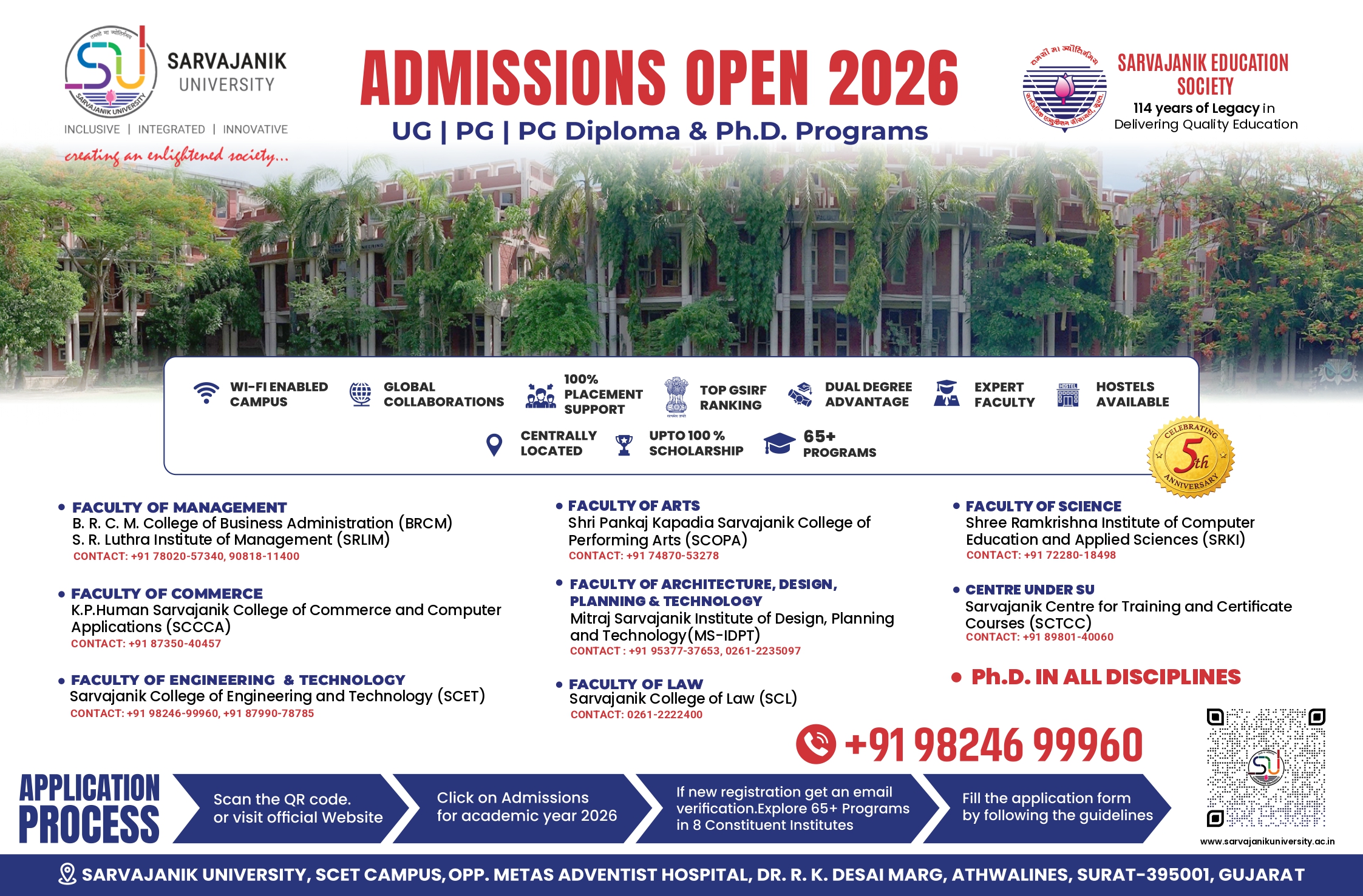 Admission for academic year 2026 - 27